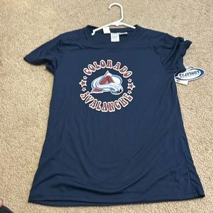 Blue Colorado avalanche t shirt